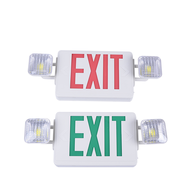 Homestar UL Listed-Single/double Face LED Combo Emergency Exit Sign Light
