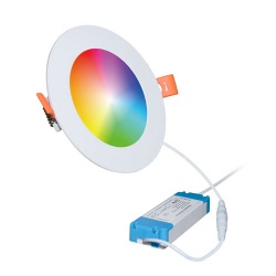 Homestar Smart WIFI 4Inch Slim Downlight 10w,700lm,RGB+2700K-6500K,Alexa Google Home Compatible