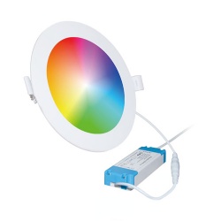 Homestar Smart WIFI 6Inch Slim Downlight 12w ,900lm,RGB+2700K-6500K,Alexa Google Home Compatible