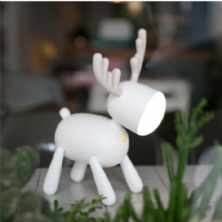 Homestar Reindeer Bedroom Decorative Creative Desk touch Switch ABS Desk USB Port LED Lamp Night Light